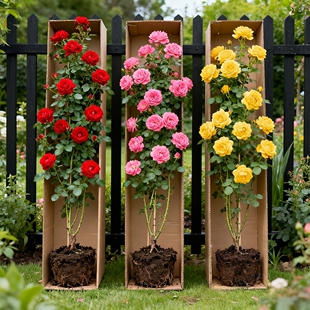 【1米6大苗】蔷薇花苗爬藤四季花卉藤本月季特大花植物盆栽玫瑰花