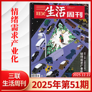 2026全 三联生活周刊杂志2025年51 半年订阅 40期 夏日阅读 情绪产业化 时事人文热点