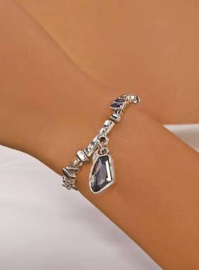 亚马逊跨境热销异形项链套装气质冷淡风创意不规则串珠项链手链