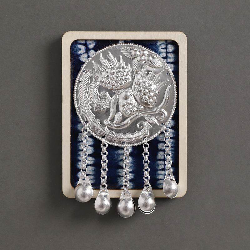 手工非遗特色扎染苗银文创冰箱贴贵州千户苗寨云南苗族民族纪念品,家居饰品,冰箱贴,淘宝优惠券,粉丝福利购,淘宝优惠卷