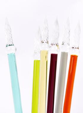 厂家直销玻璃签字笔蘸水笔玻璃笔创意结婚礼物商务玻璃笔礼品