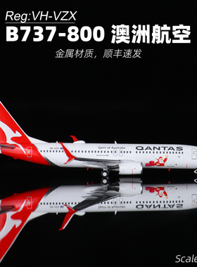 顺丰包邮 PandaModel 1:400 B737-800澳洲航空飞机合金客机VH-VZX