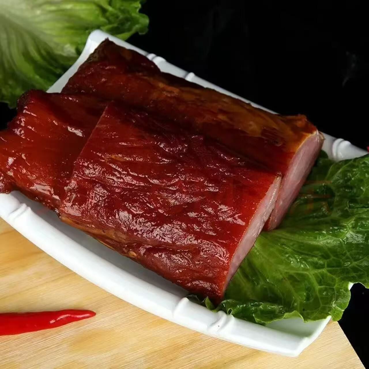 正宗湘西农家柴火烟熏全瘦腊肉