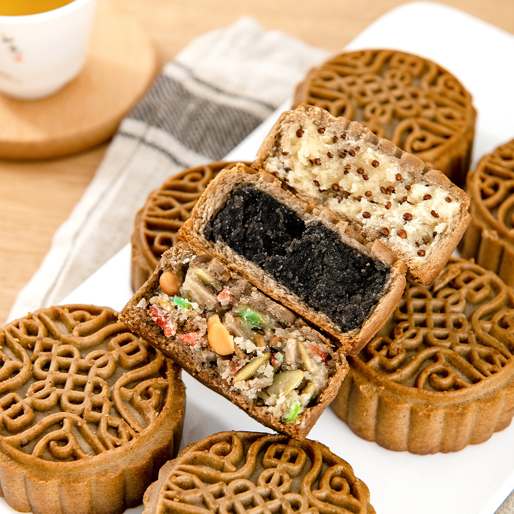 糖尿人专用零食无蔗糖荞麦月饼高血糖孕妇中老年糖友控解馋代餐