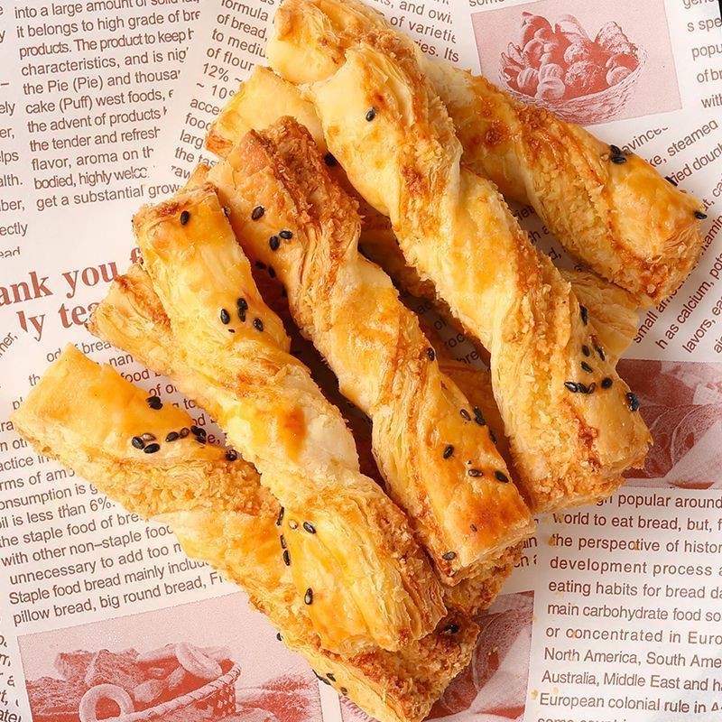 网红椰蓉椰子酥条面包卷零食图片