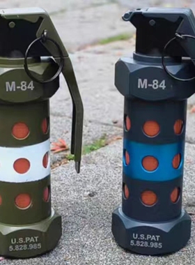 儿童手雷玩具M67手榴烟雾弹模型游戏道具cosplay军迷装扮爆闪光弹