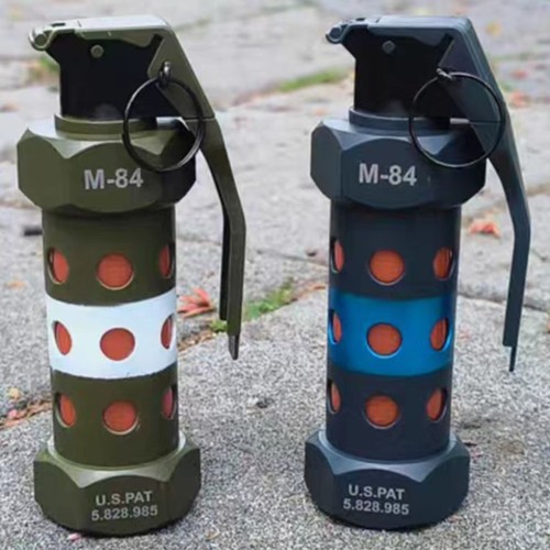 儿童手雷玩具M67手榴烟雾弹模型游戏道具cosplay军迷装扮爆闪光弹