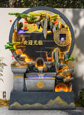 户外庭院水幕墙流水摆件