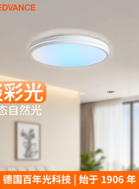 朗德万斯LEDVANCE客厅灯现代简约全光谱淡彩光护眼天镜灯吸顶灯