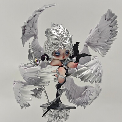 纯手工泡泡玛特SP玄鸦骑士改娃diy摆件手办盲盒礼物展示生日礼物