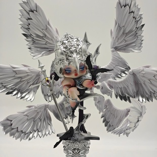 纯手工泡泡玛特SP玄鸦骑士改娃diy摆件手办盲盒礼物展示生日礼物