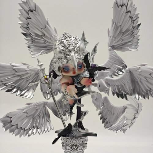 纯手工泡泡玛特SP玄鸦骑士改娃diy摆件手办盲盒礼物展示生日礼物