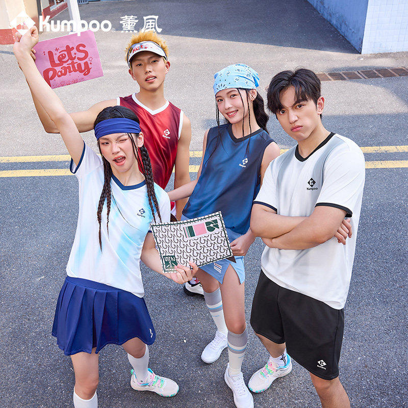 薰风2026新款羽毛球服男女吸汗速干透气训练服短袖熏风大赛服1154