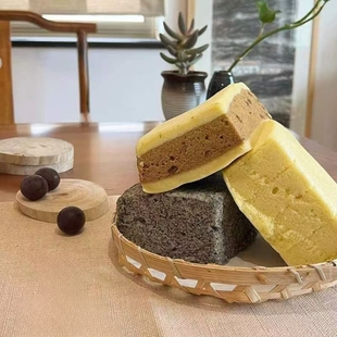 浙江台州天台特产糯米蛋糕蒸蛋糕农家传统鸡蛋糕新鲜现做2斤左右