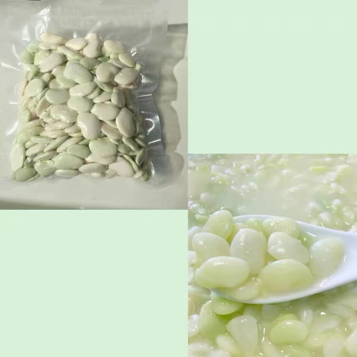 新鲜白芸豆洋扁豆姑娘豆泰顺农家自种美人白玉豆真空包装现剥现发