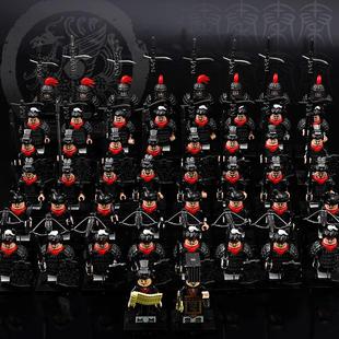 中国古代士兵积木人积木秦帝国士兵人仔秦始皇秦军秦武将古代小人
