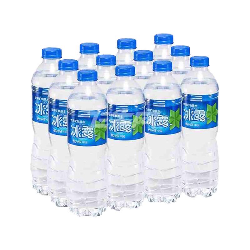 【掌柜推荐可口可乐冰露瓶装饮用水矿物质塑封装矿泉水550ml*12瓶