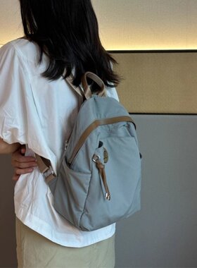 法国ZAMP妈咪极简旅行背包新款小众高级感轻便通勤时尚肩负双肩包