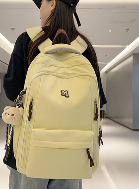 法国正品MK DN~书包女初中生大容量背包高中生大学生中学生双肩包