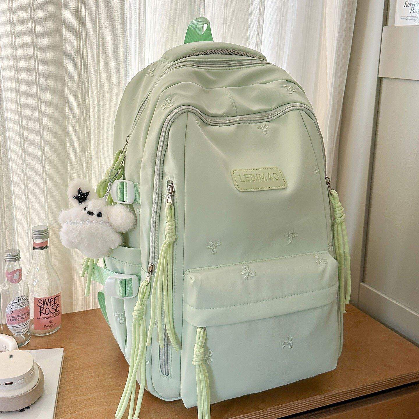 日本GP书包初中生女生高颜值小熊减负背包中学生ins小众双肩包女