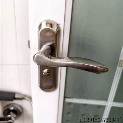 家用无钥匙卫浴锁洗手间锁卧室门锁厕所静音锁房门304不锈钢锁.