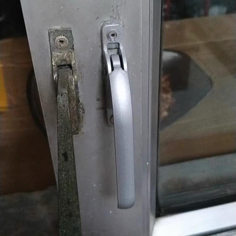 /特美加塑钢窗把手窗户拉手铝合金塑钢窗配件锁扣推拉上下联动老.图片