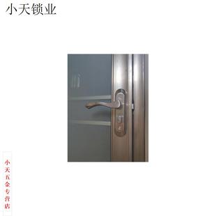 卫生间门锁家用通用不锈钢无钥匙厕所洗手间铝合金凹斜面内弧门.