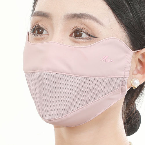 一束兰冰丝防晒口罩薄款遮阳