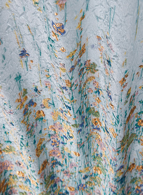 欧洲进口真丝提花面料意大利Ruffo Coli奢侈品面料供应商大牌布料