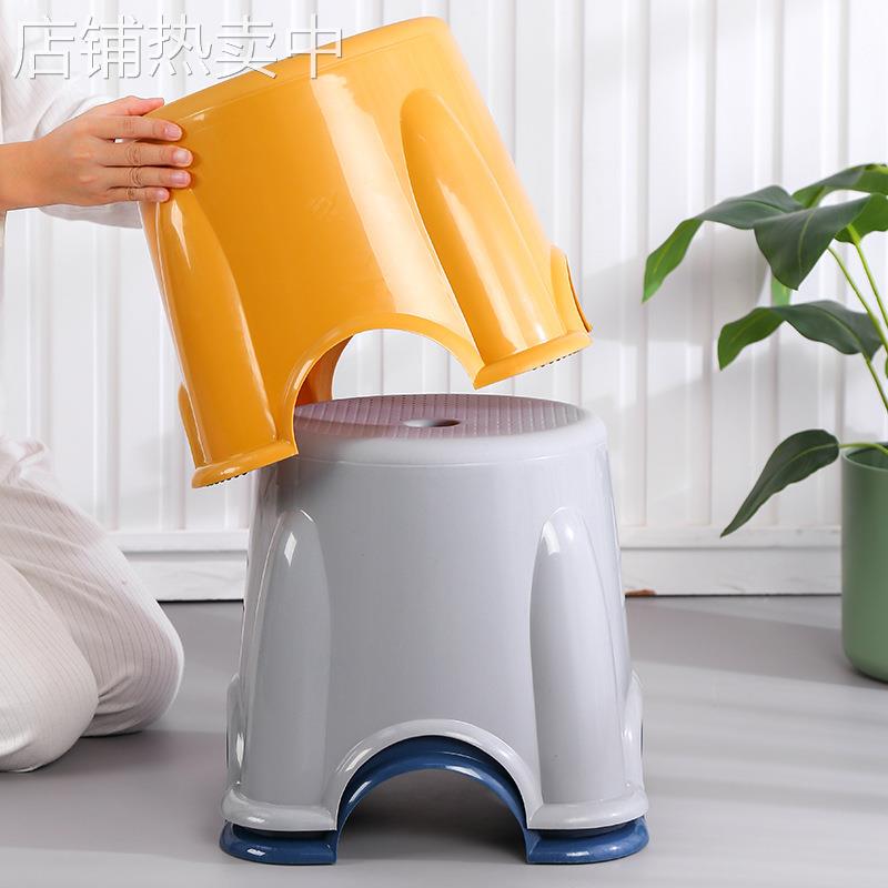 地桌小矮凳子家庭实用夜市摆摊家里洗衣服坐的凳子大人坐加厚塑料