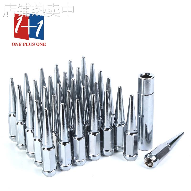 工厂直供跨境零件轮胎螺帽改装 -112六角尖头汽车配件WHEEL NUT