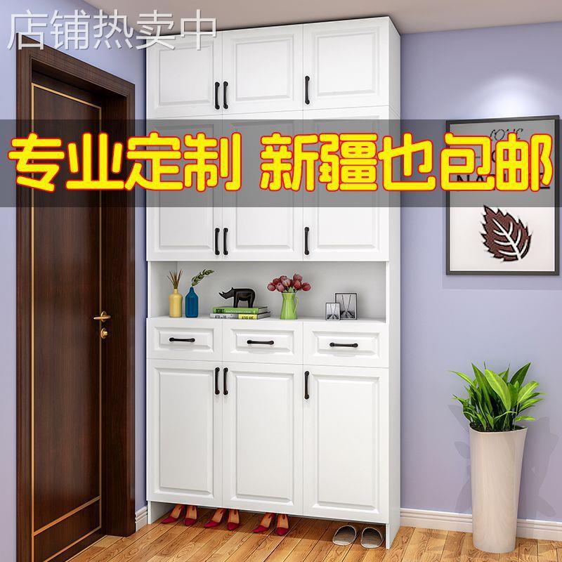 大容量收纳柜客厅门厅柜隔断柜家用门口入户进门整体鞋柜缘之故