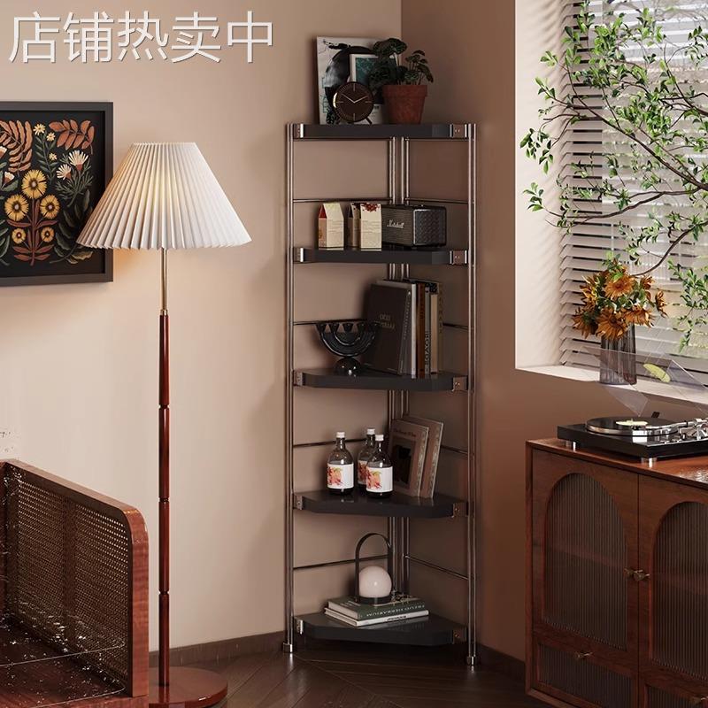 转角架货架置物架多层书架落地多功能厨房客厅阳台拐角夹缝收纳架