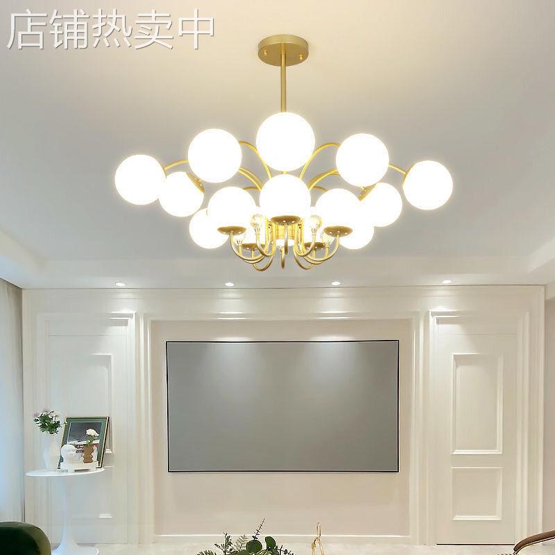 北欧套餐灯具客厅灯家用网红魔豆卧室餐厅吊灯简约现代大气服装店