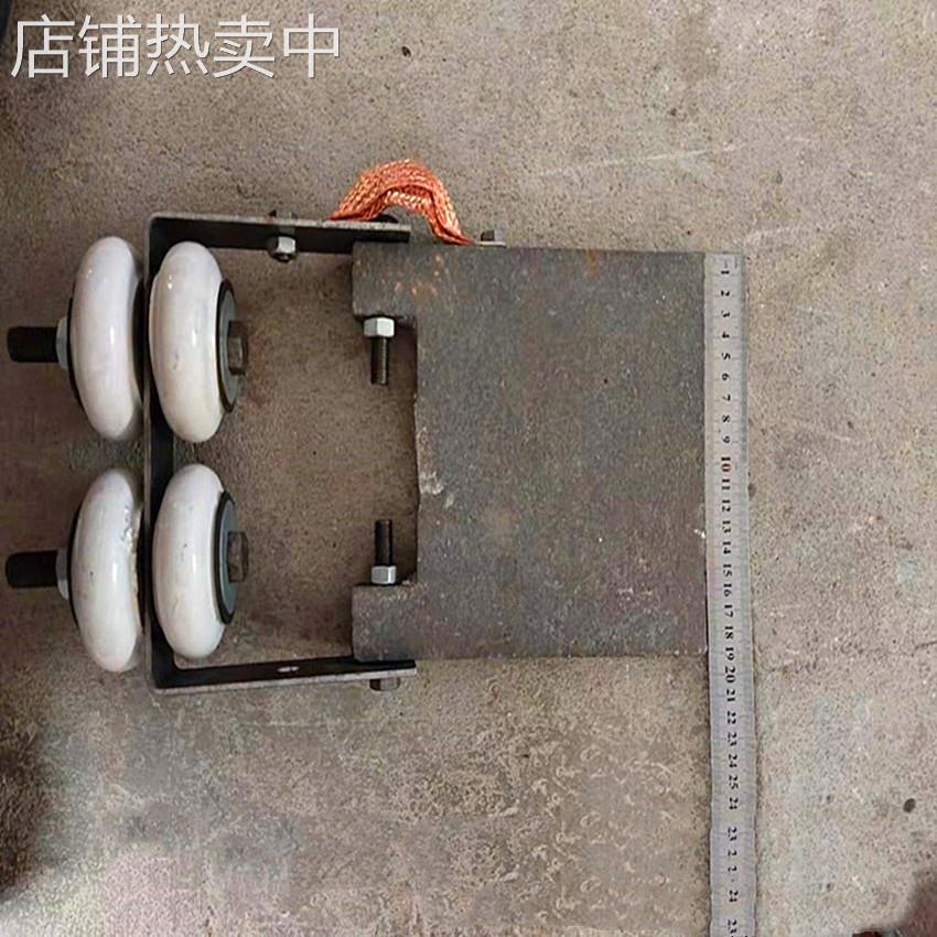 双梁起重机导电滑块 单梁角铁滑触线集电器 铸铁导电滑块
