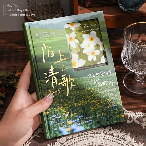 蔷薇花镂空笔记本精致高颜值