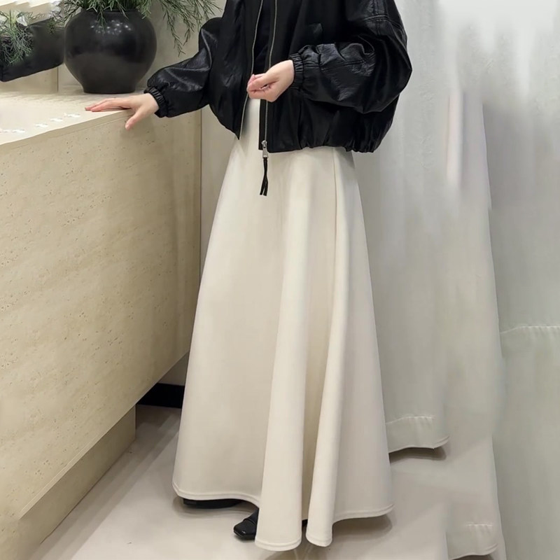 欧货高端定制米白色毛呢大码半身裙女2025冬季新款加厚轻熟大摆裙,女装/女士精品,大码半身裙,淘宝优惠券,粉丝福利购,淘宝优惠卷