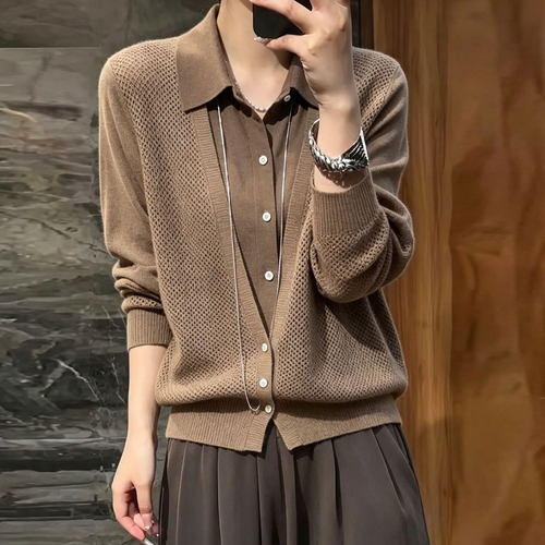 欧货高端肌理感温柔大码上衣女