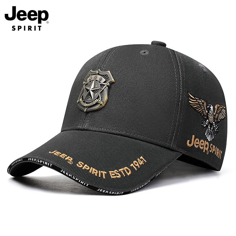JEEP正品男士四季棉质透气棒球帽