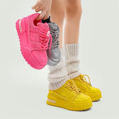 Violentbear/暴力熊板鞋ins春夏季运动鞋厚底情侣百搭休闲鞋7967