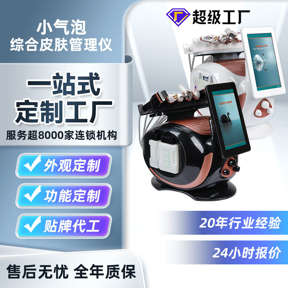 跨境外贸小气泡商用大气泡多功能美容仪皮肤管理综合仪器工厂定制
