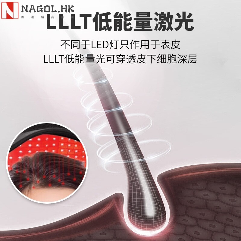 电激光生发帽控油防脱育红外线护发养发增发仪智能蓝光理疗护头皮
