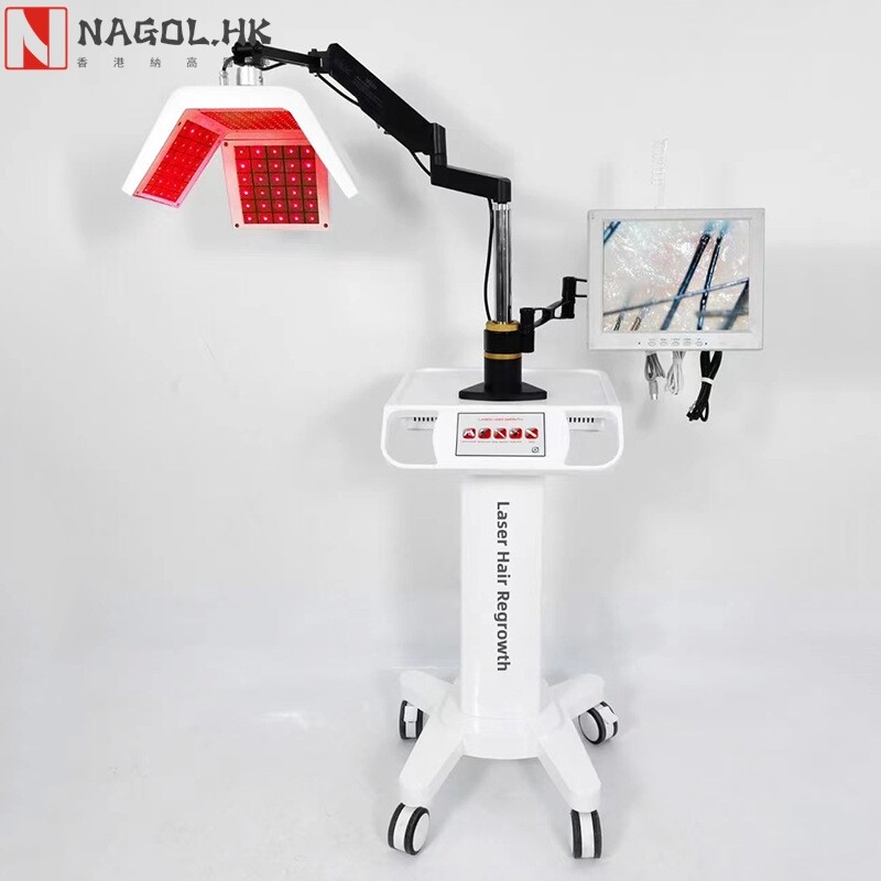 新款立式综合头皮SPA毛发检测再生美容仪器LaserHairGrowthDevice