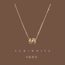 「岛屿来信」轻奢气质百搭项链小众设计感精致锁骨链高级感颈链