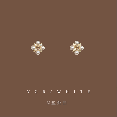「小奶芙」法式珍珠小耳钉！