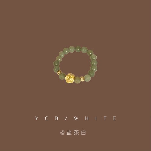 「松墨绿玫瑰」个性戒指！