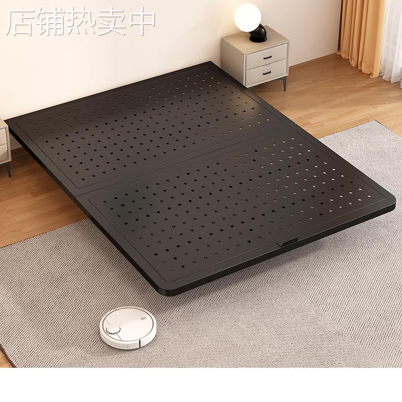 悬浮床铁艺床无床头榻榻米悬空碳素钢床架无靠背床卧室家用双人&Z