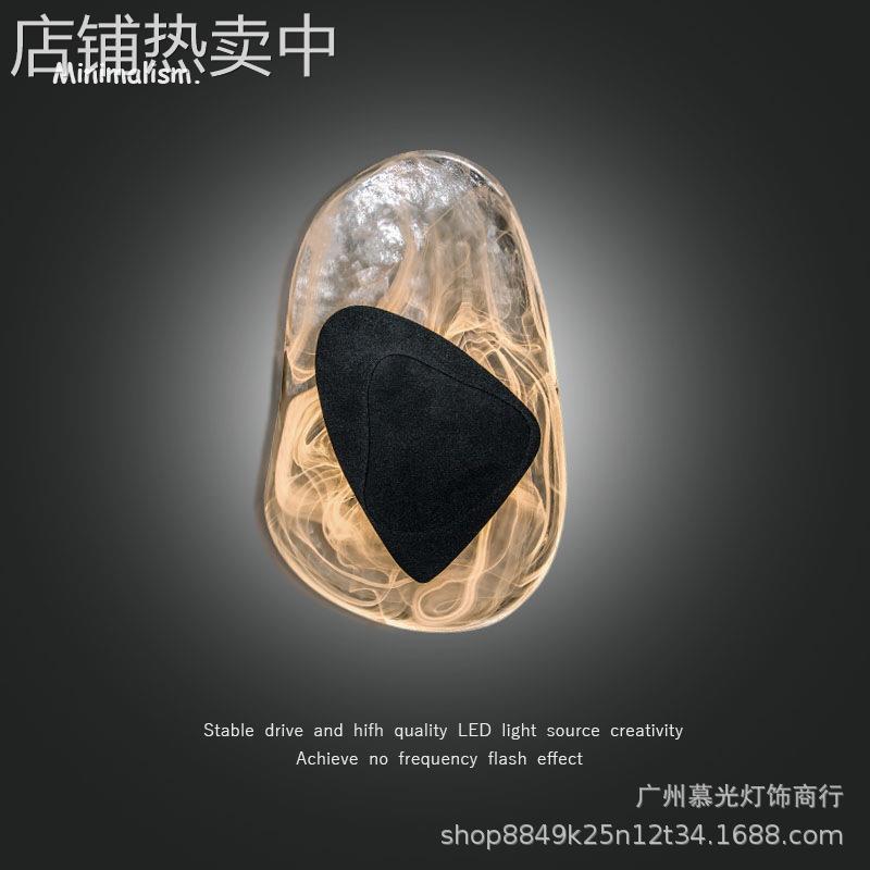 后现代轻奢大气水晶壁灯酒店客厅卧室床头灯设计师创意艺术壁灯饰