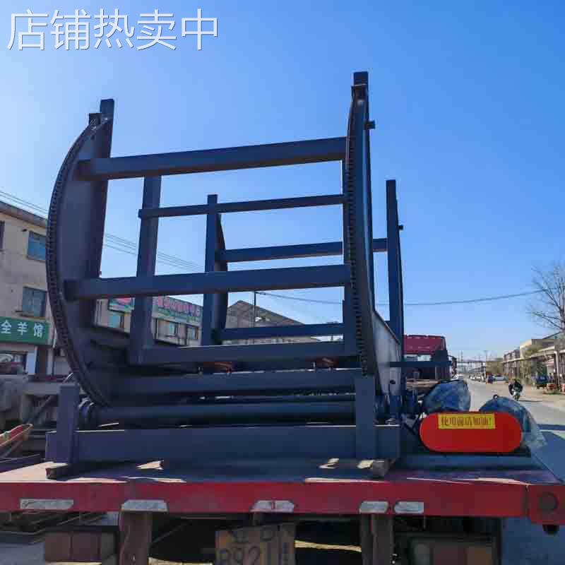 全自动旋转360度翻板机 叉车上板下班翻板机 3吨板材翻面机厂家