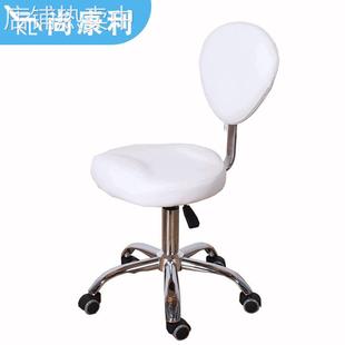 尚康畅销美发转椅吧台靠背圆凳纹身升降椅美容椅子技师滑轮大工椅